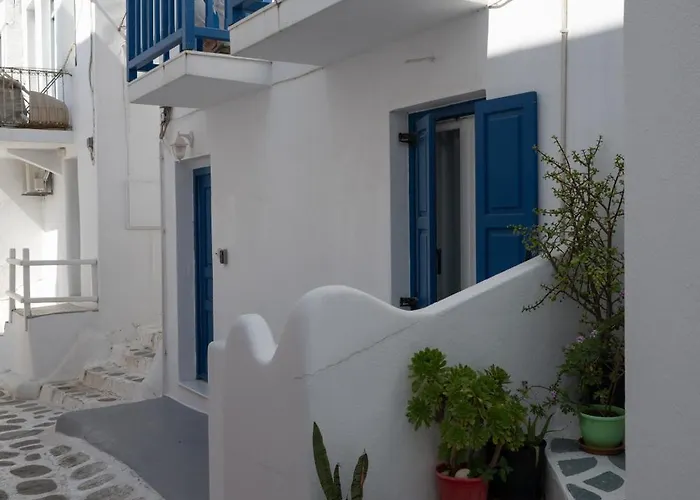 Mykonos Townhouse Gem דירה *